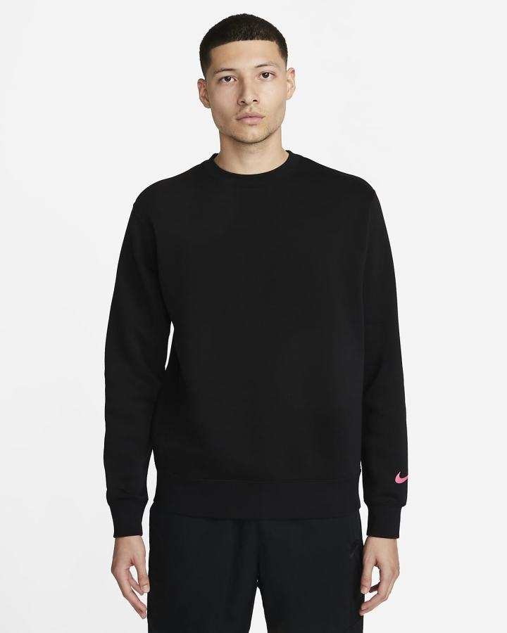 Sudaderas Nike Sportswear Megan Rapinoe Fleece Crew Hombre Negras | WSVOZ-6251