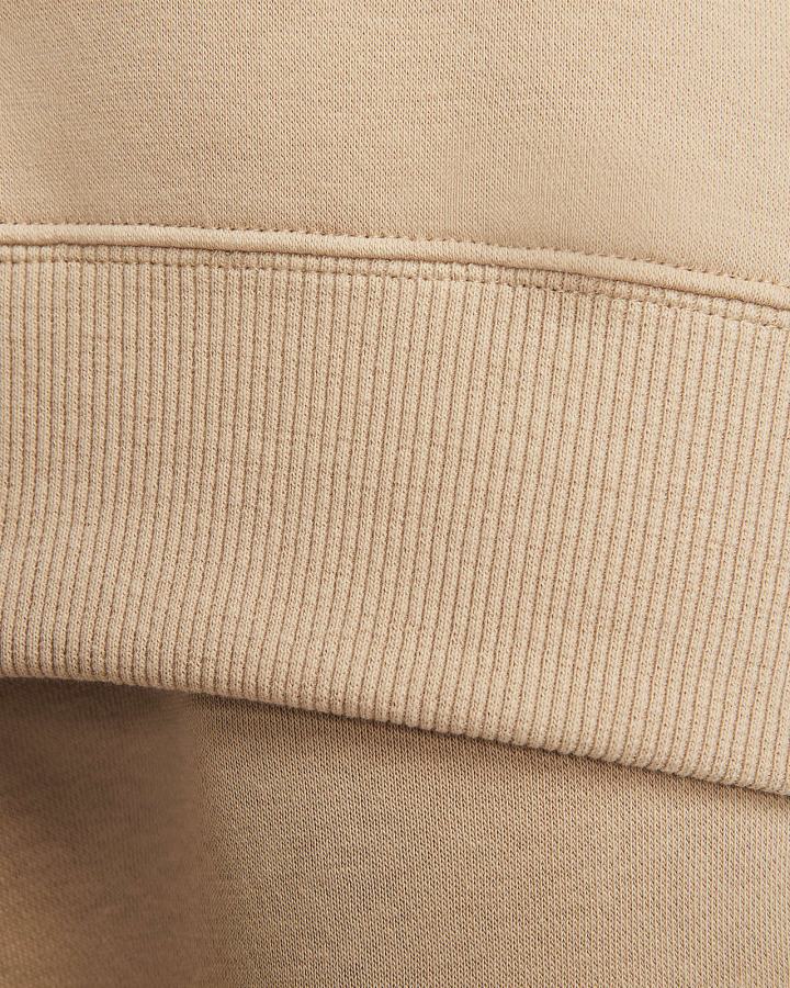 Sudaderas Nike Sportswear Phoenix Fleece Crew-Neck Mujer Beige | COPTE-7493