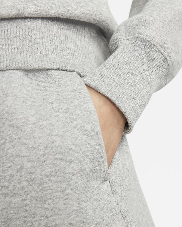 Sudaderas Nike Sportswear Phoenix Fleece Crew-Neck Mujer Gris Oscuro | DYNLX-2649