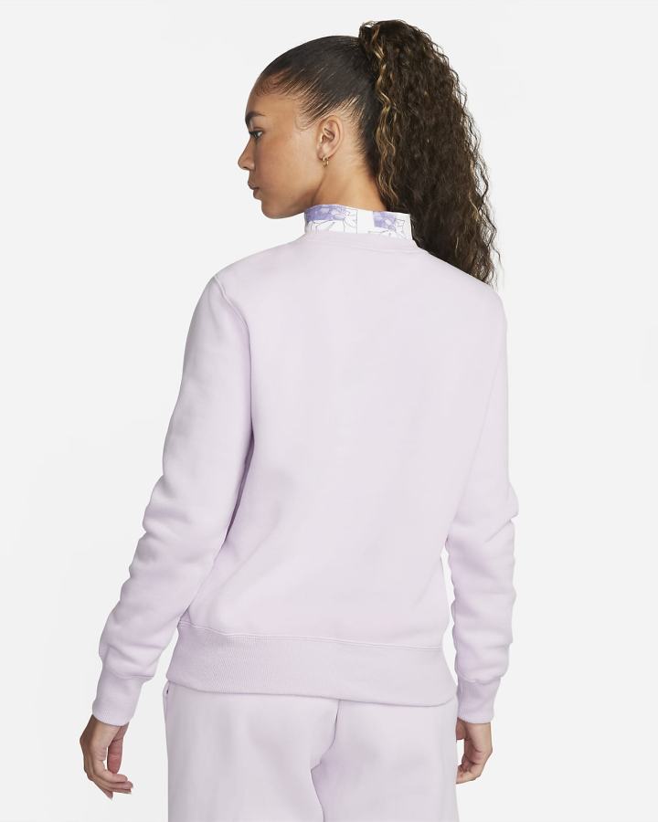 Sudaderas Nike Sportswear Phoenix Fleece Crew-Neck Mujer Moradas | QHTVG-2015