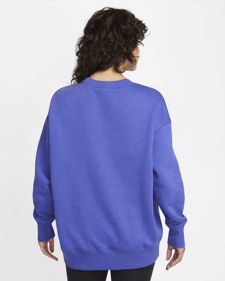 Sudaderas Nike Sportswear Phoenix Fleece Oversized Crewneck Mujer Moradas | VOEMD-5103
