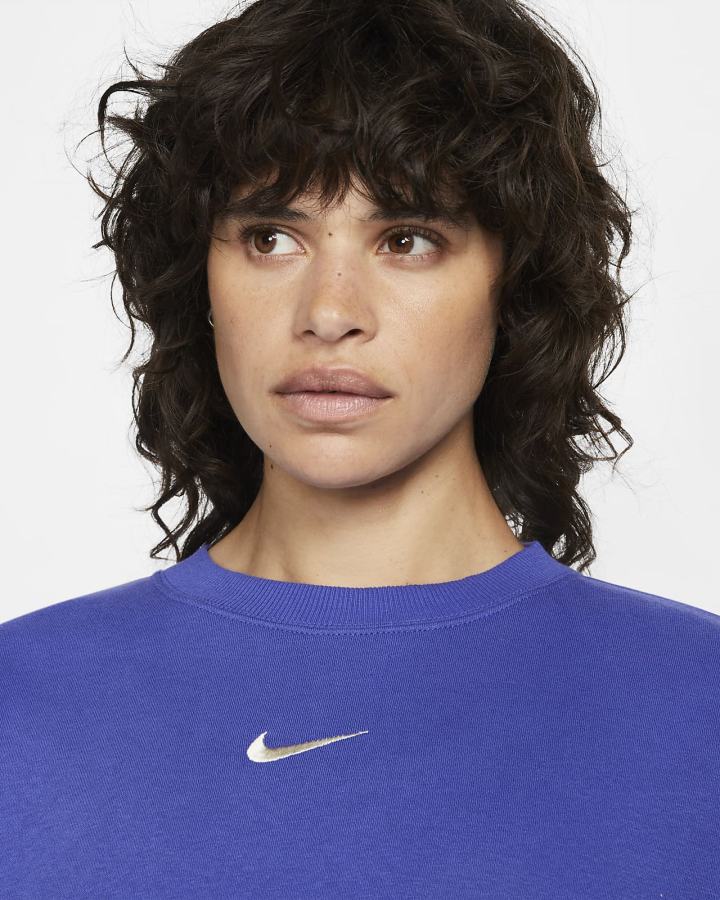 Sudaderas Nike Sportswear Phoenix Fleece Oversized Crewneck Mujer Moradas | VOEMD-5103