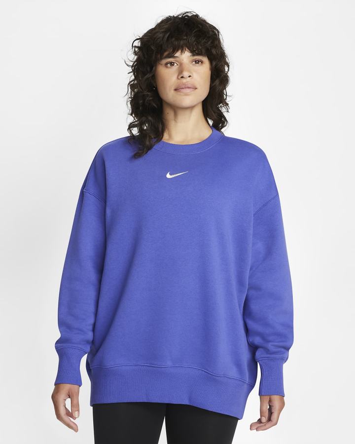 Sudaderas Nike Sportswear Phoenix Fleece Oversized Crewneck Mujer Moradas | VOEMD-5103