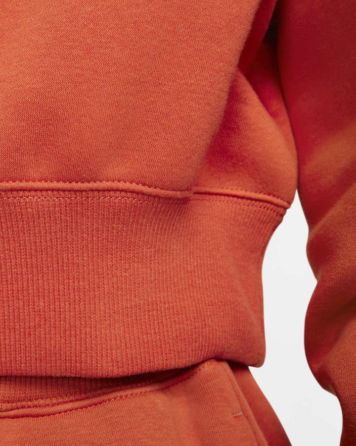 Sudaderas Nike Sportswear Phoenix Fleece Oversized 1/2-Zip Crop Mujer Naranjas | WQNPB-6013