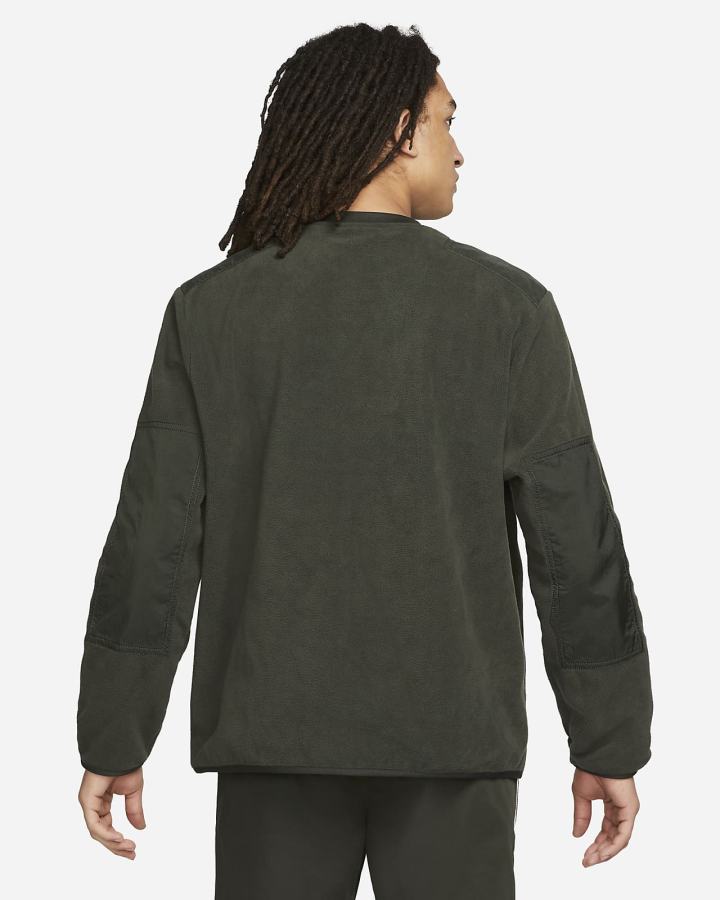Sudaderas Nike Sportswear Sport Essentials+ Fleece Crew Top Hombre Limón Claro | JIDYF-1560