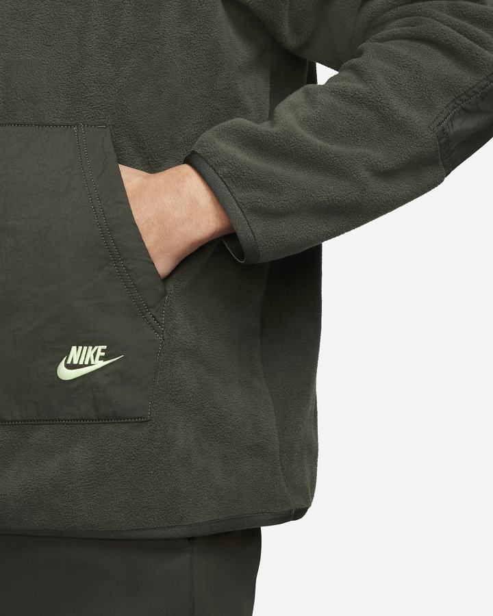 Sudaderas Nike Sportswear Sport Essentials+ Fleece Crew Top Hombre Limón Claro | JIDYF-1560