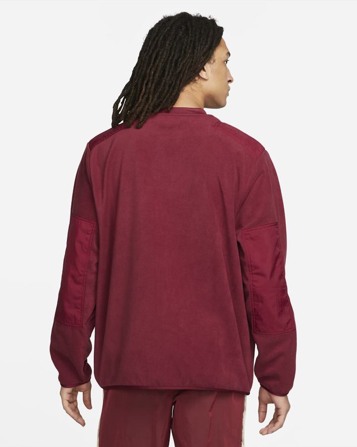 Sudaderas Nike Sportswear Sport Essentials+ Fleece Crew Top Hombre Rojas | QCHPT-5632