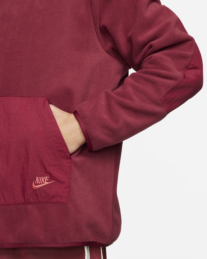 Sudaderas Nike Sportswear Sport Essentials+ Fleece Crew Top Hombre Rojas | QCHPT-5632