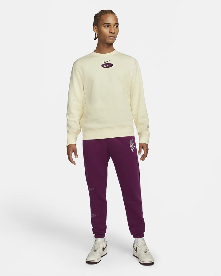 Sudaderas Nike Sportswear Swoosh League Fleece Crew Hombre Gris | TYJXD-8140