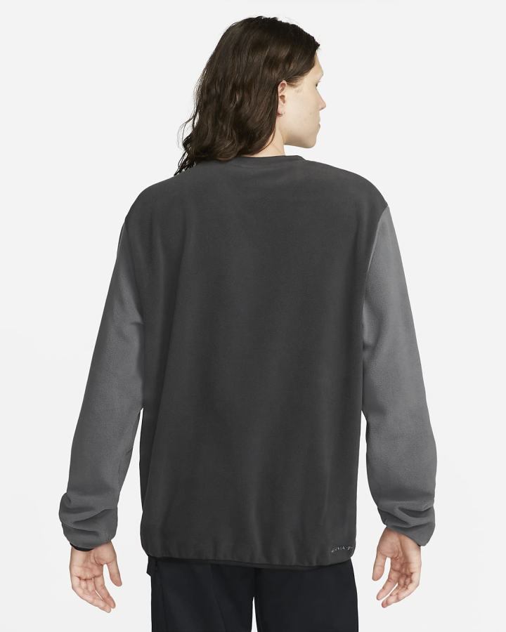 Sudaderas Nike Sportswear Therma-FIT Sports Utility Fleece Hombre Gris Oscuro Negras Naranjas | ARLEZ-5367