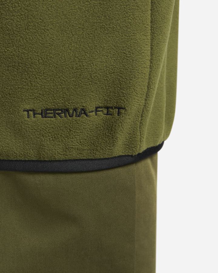 Sudaderas Nike Sportswear Therma-FIT Sports Utility Fleece Hombre Verde Gris Negras | JUCHE-2815