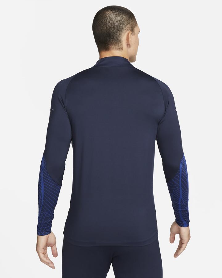 Sudaderas Nike U.S. Strike Dri-FIT Knit Soccer Drill Top Hombre Obsidian Azules Claro Blancas | DIFKE-4237