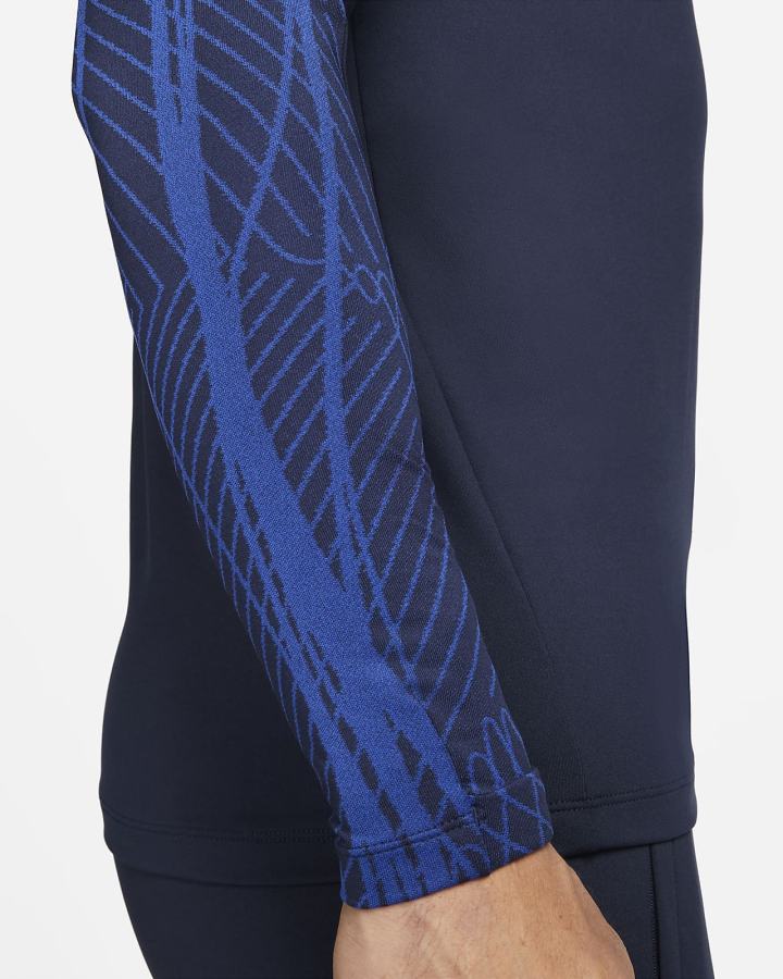 Sudaderas Nike U.S. Strike Dri-FIT Knit Soccer Drill Top Hombre Obsidian Azules Claro Blancas | DIFKE-4237