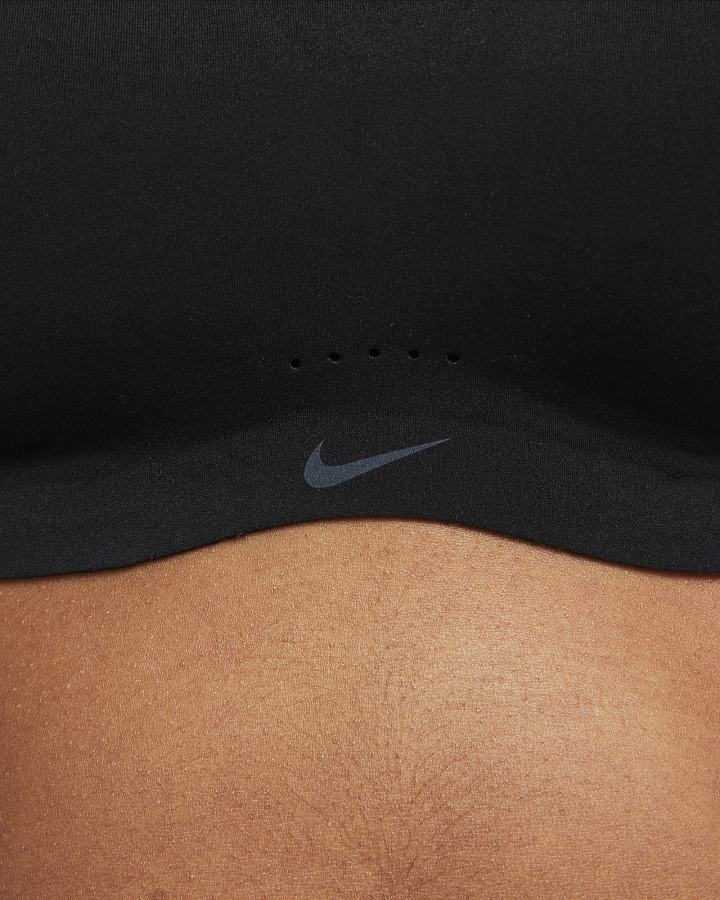 Sujetadores Deportivos Nike Dri-FIT Alate Minimalist Light-Support Acolchado Mujer Negras Gris Oscuro | ANGBV-3012