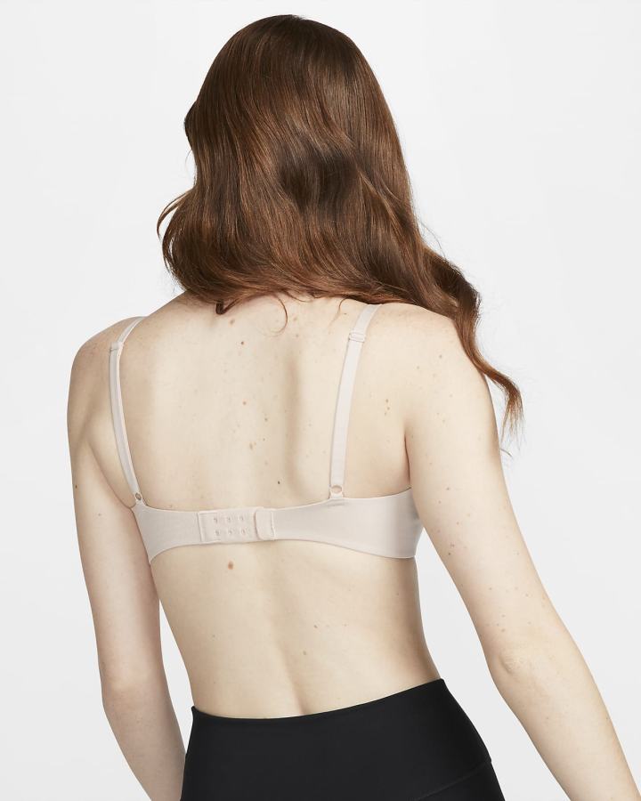 Sujetadores Deportivos Nike Dri-FIT Alate Minimalist Light-Support Acolchado Mujer Beige Beige | CFQDU-6973