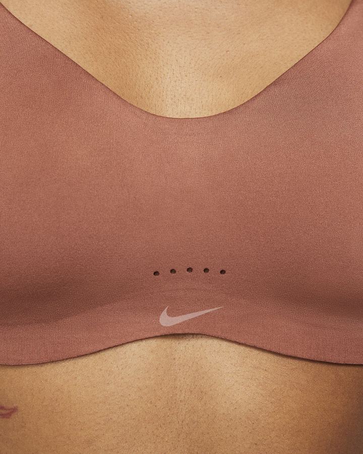 Sujetadores Deportivos Nike Dri-FIT Alate Minimalist Light-Support Acolchado Mujer Rojas | DUGNL-4527