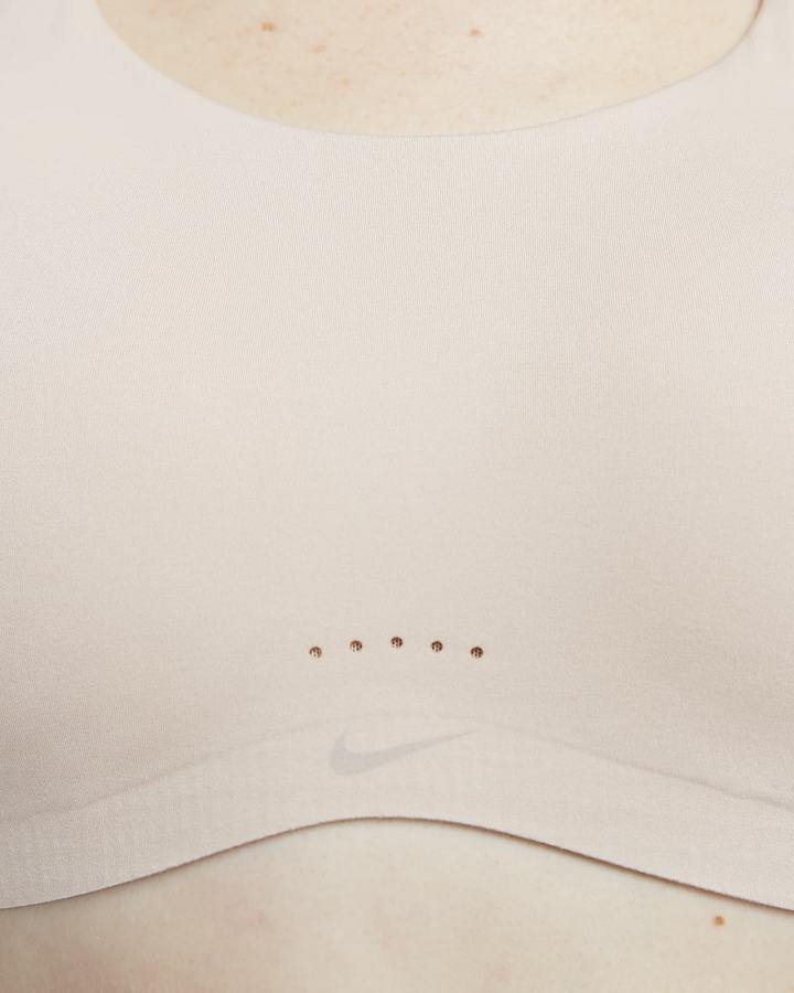 Sujetadores Deportivos Nike Dri-FIT Alate Coverage Light-Support Acolchado Mujer Beige Beige | IQVDF-2910