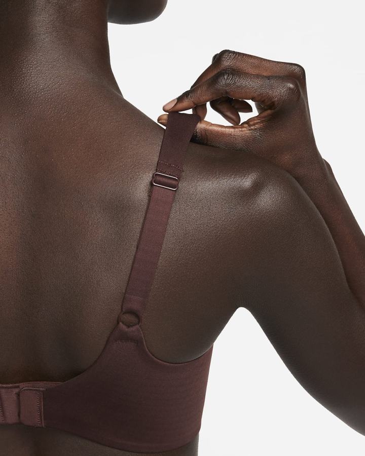 Sujetadores Deportivos Nike Dri-FIT Alate Coverage Light-Support Acolchado Mujer Blancas | MRWNF-4931