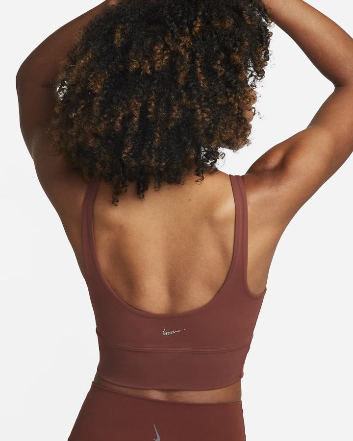 Sujetadores Deportivos Nike Dri-FIT Alate Solo Light-Support Non-Acolchado Longline Mujer Gris | NJTQE-6087
