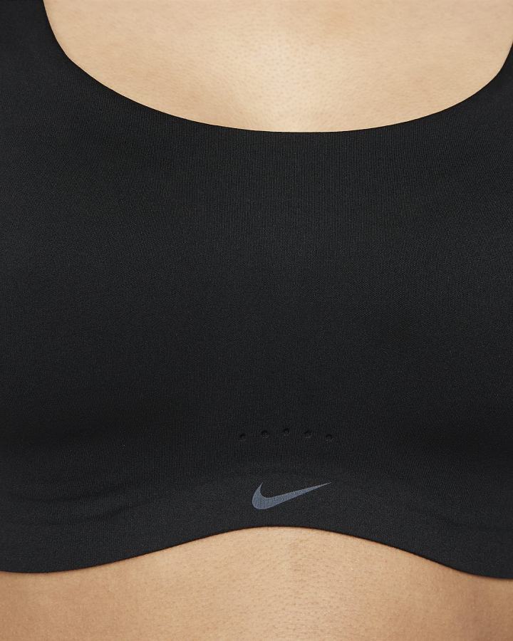 Sujetadores Deportivos Nike Dri-FIT Alate Coverage Light-Support Acolchado Mujer Negras Gris | PVMRC-7432