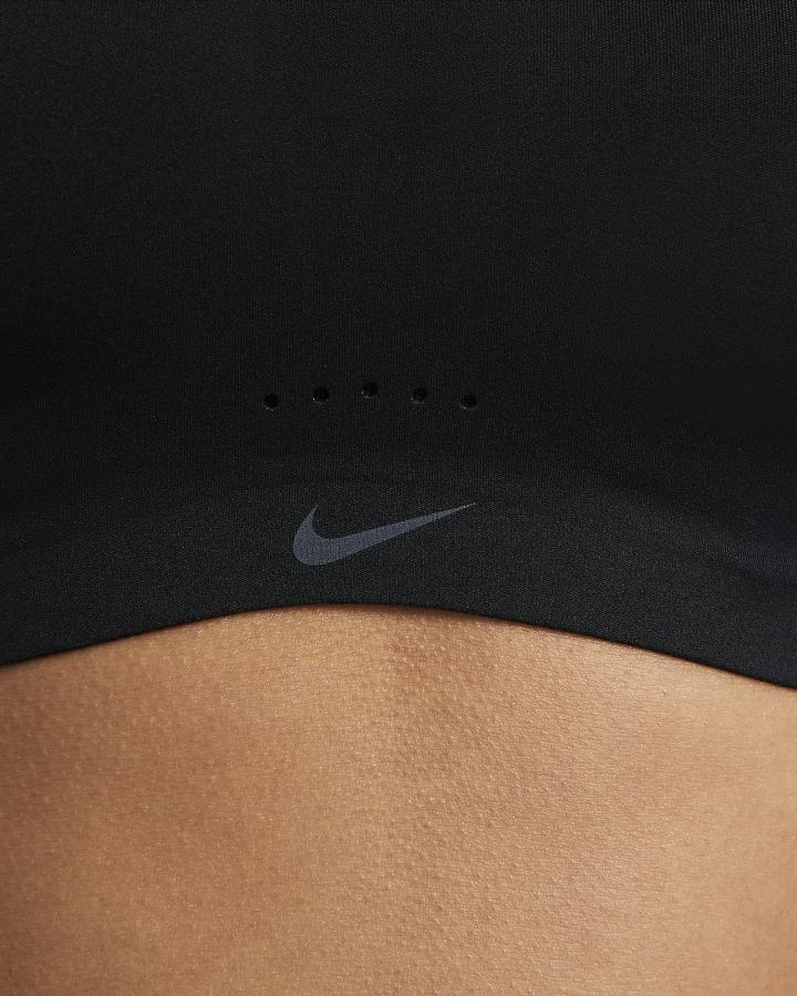 Sujetadores Deportivos Nike Dri-FIT Alate Coverage Light-Support Acolchado Mujer Negras Gris | PVMRC-7432