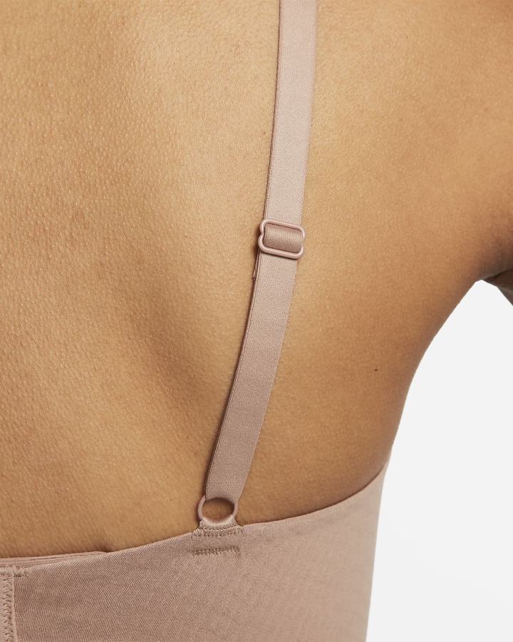 Sujetadores Deportivos Nike Dri-FIT Alate Minimalist Light-Support Acolchado Mujer Rojas | PVQON-5347
