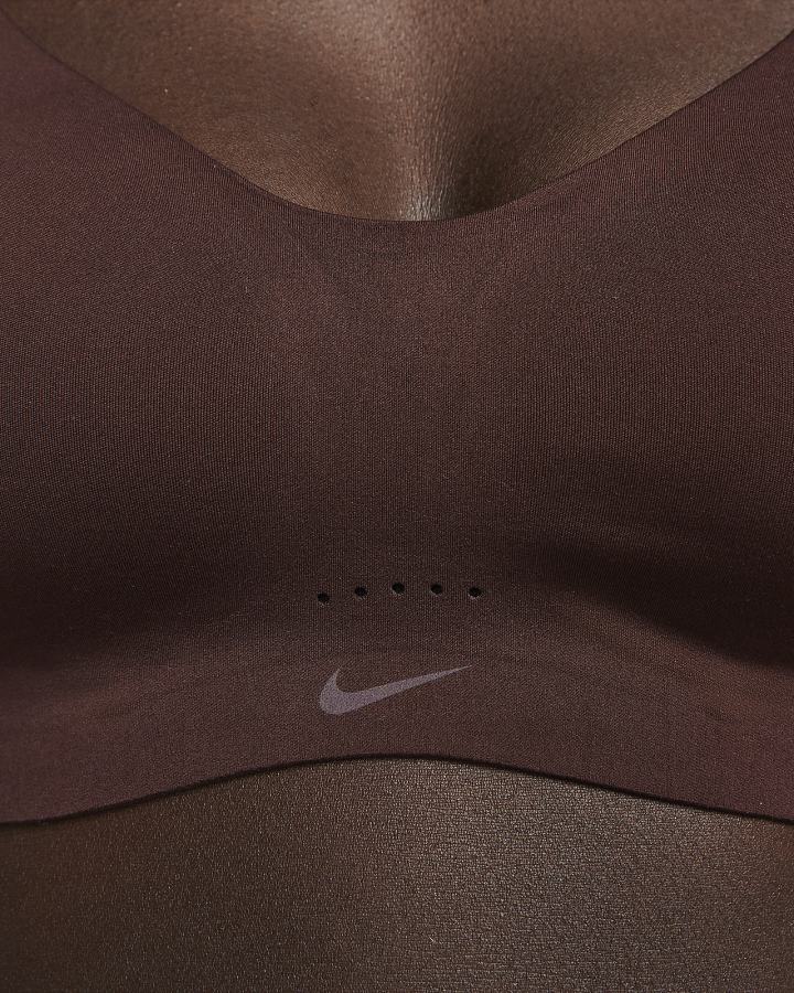 Sujetadores Deportivos Nike Dri-FIT Alate Minimalist Light-Support Acolchado Mujer Rojas | UYQVN-8739