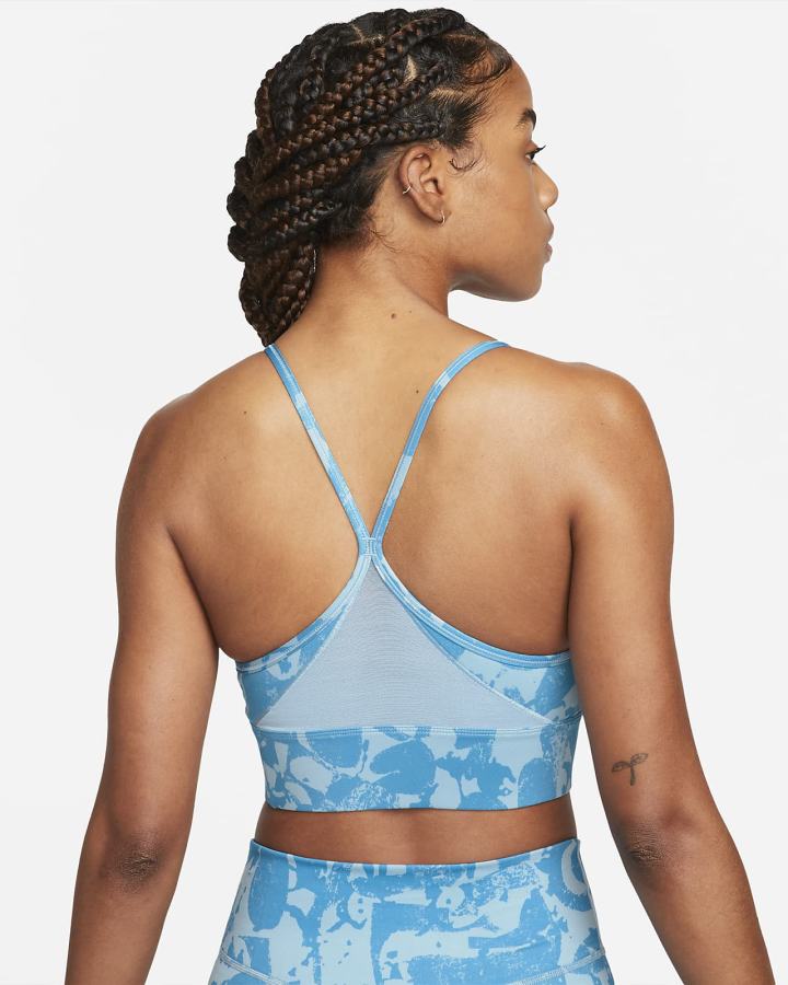 Sujetadores Deportivos Nike Dri-FIT Indy Icon Clash Light-Support Acolchado Printed Mujer Azules | ACNYB-1264