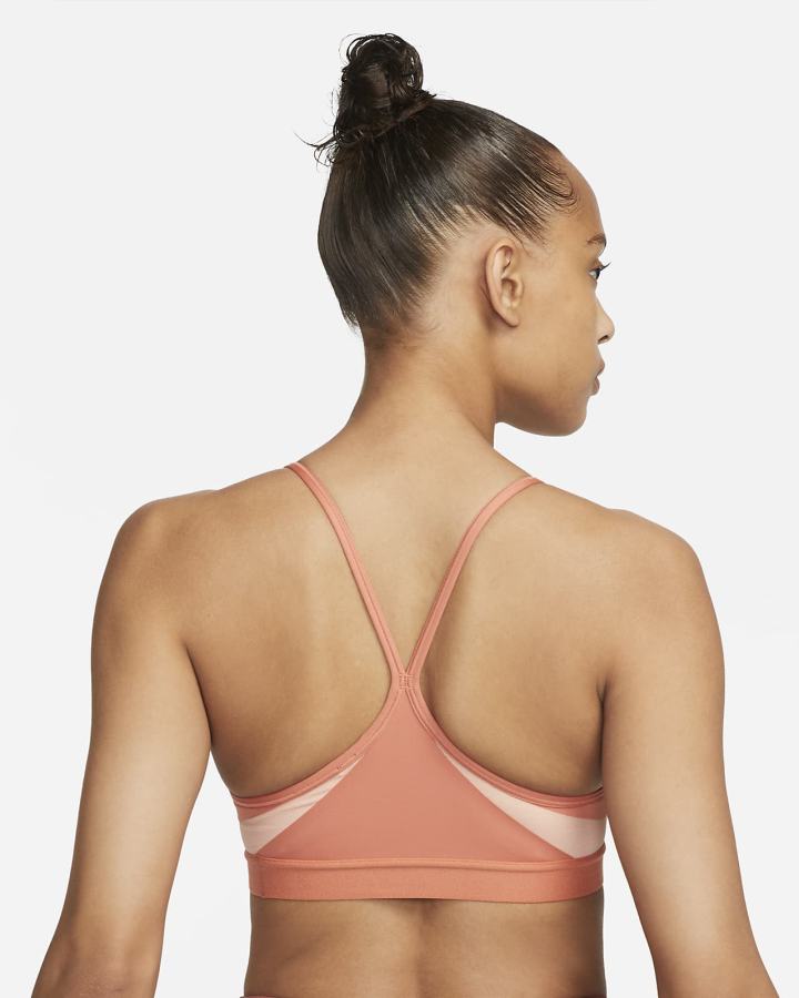 Sujetadores Deportivos Nike Dri-FIT Indy Light-Support Acolchado U-Neck Mujer Blancas | DJRGH-5108