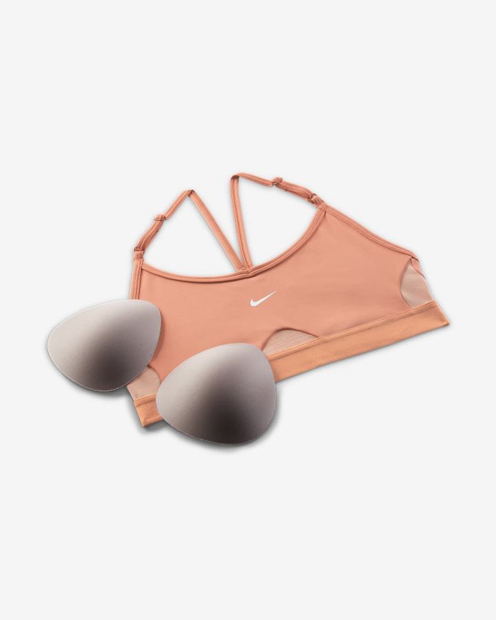 Sujetadores Deportivos Nike Dri-FIT Indy Light-Support Acolchado U-Neck Mujer Blancas | DJRGH-5108