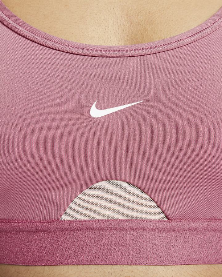Sujetadores Deportivos Nike Dri-FIT Indy Light-Support Acolchado U-Neck Mujer Rosas Blancas | EWIPD-8193