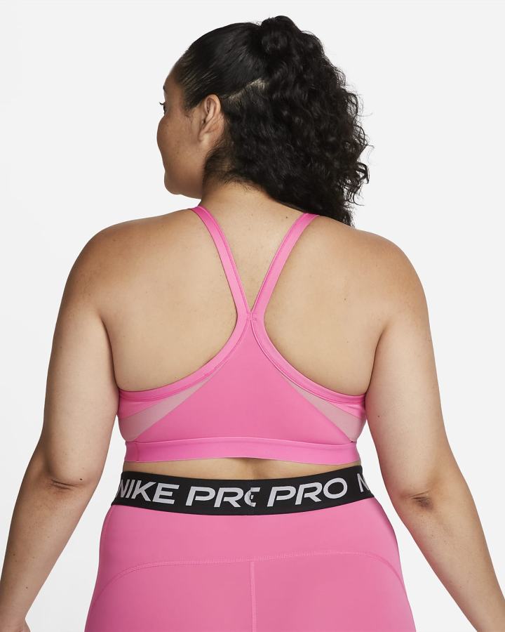 Sujetadores Deportivos Nike Dri-FIT Indy Light-Support Acolchado V-Neck (Plus Size) Mujer Blancas | HIYVA-5028