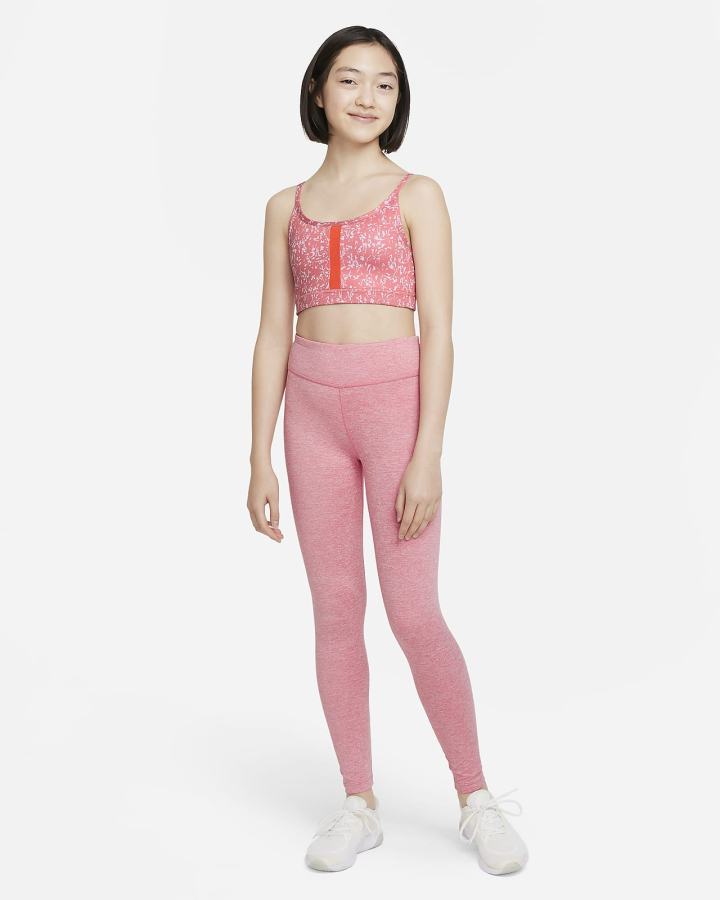 Sujetadores Deportivos Nike Dri-FIT Indy Icon Clash Kids Niña Rosas Azules Naranjas | HTOPV-9510