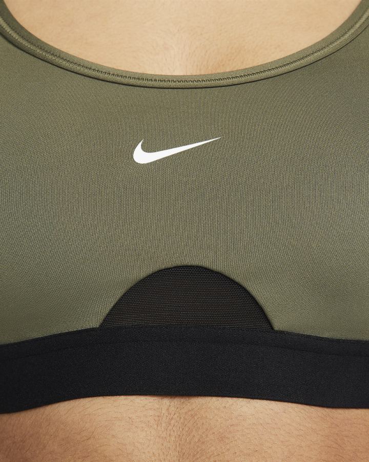 Sujetadores Deportivos Nike Dri-FIT Indy Light-Support Acolchado U-Neck Mujer Verde Oliva Negras Blancas | IPTQY-8069