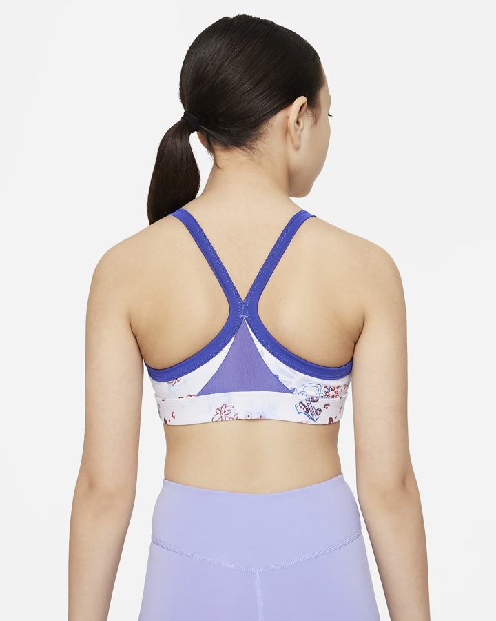 Sujetadores Deportivos Nike Dri-FIT Indy Icon Clash Kids Niña Gris | KMAUY-6831
