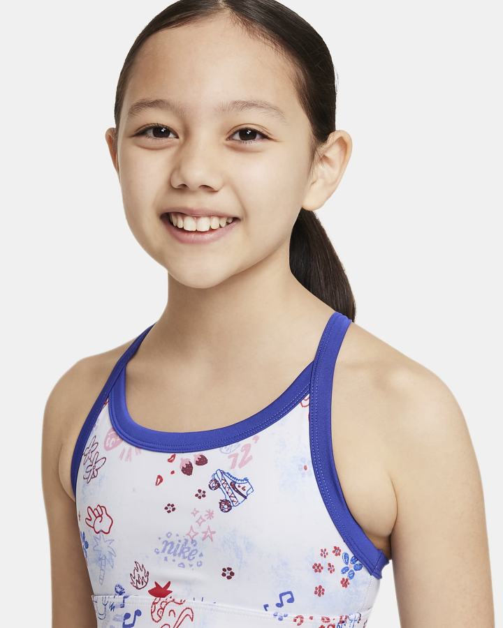 Sujetadores Deportivos Nike Dri-FIT Indy Icon Clash Kids Niña Gris | KMAUY-6831
