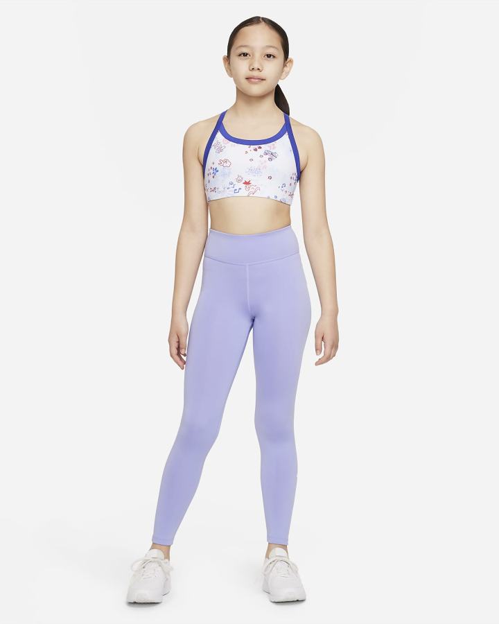 Sujetadores Deportivos Nike Dri-FIT Indy Icon Clash Kids Niña Gris | KMAUY-6831