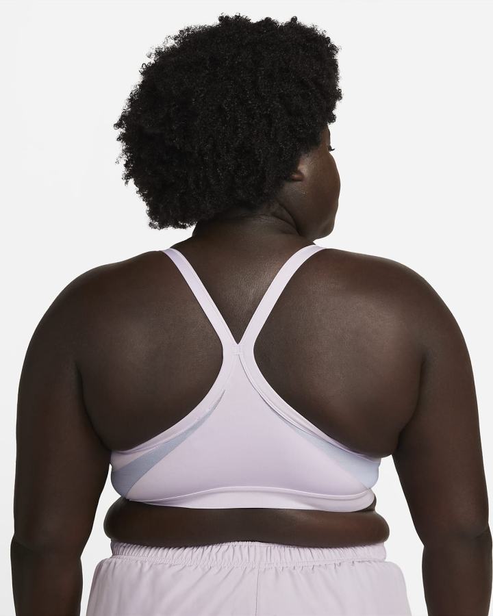 Sujetadores Deportivos Nike Dri-FIT Indy Light-Support Acolchado V-Neck (Plus Size) Mujer Blancas | MAHKL-6349