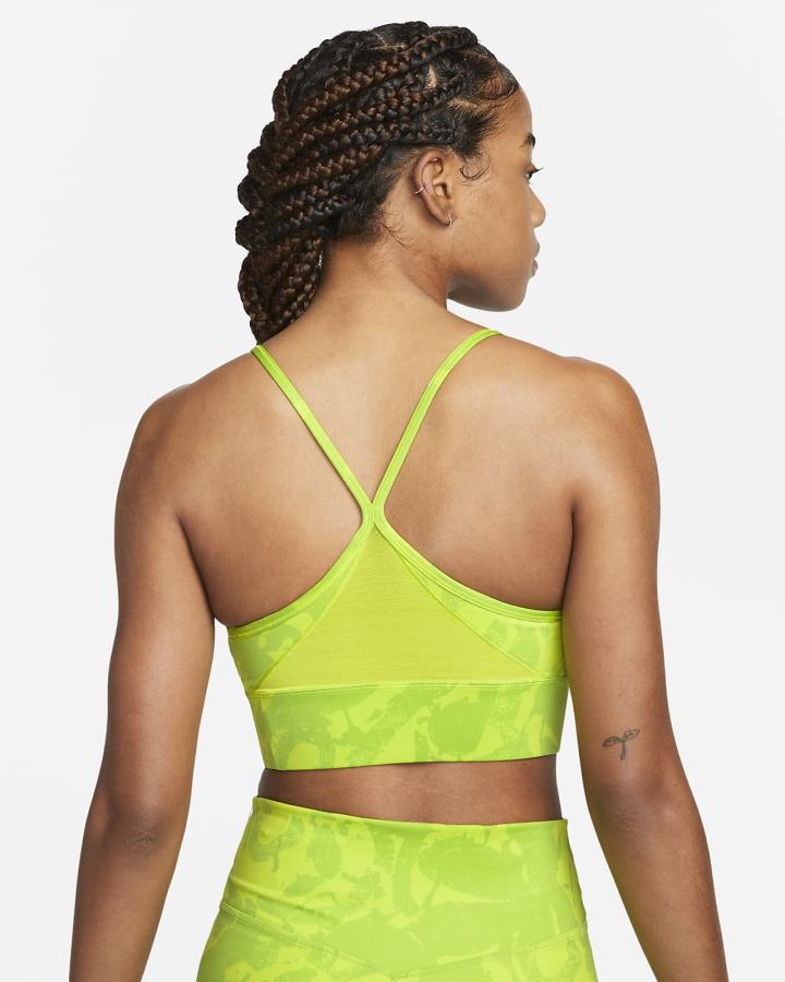Sujetadores Deportivos Nike Dri-FIT Indy Icon Clash Light-Support Acolchado Printed Mujer Verde | ZYQHA-4312