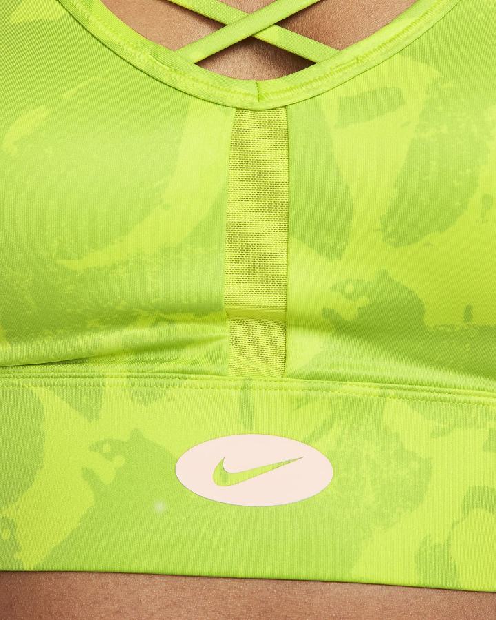 Sujetadores Deportivos Nike Dri-FIT Indy Icon Clash Light-Support Acolchado Printed Mujer Verde | ZYQHA-4312