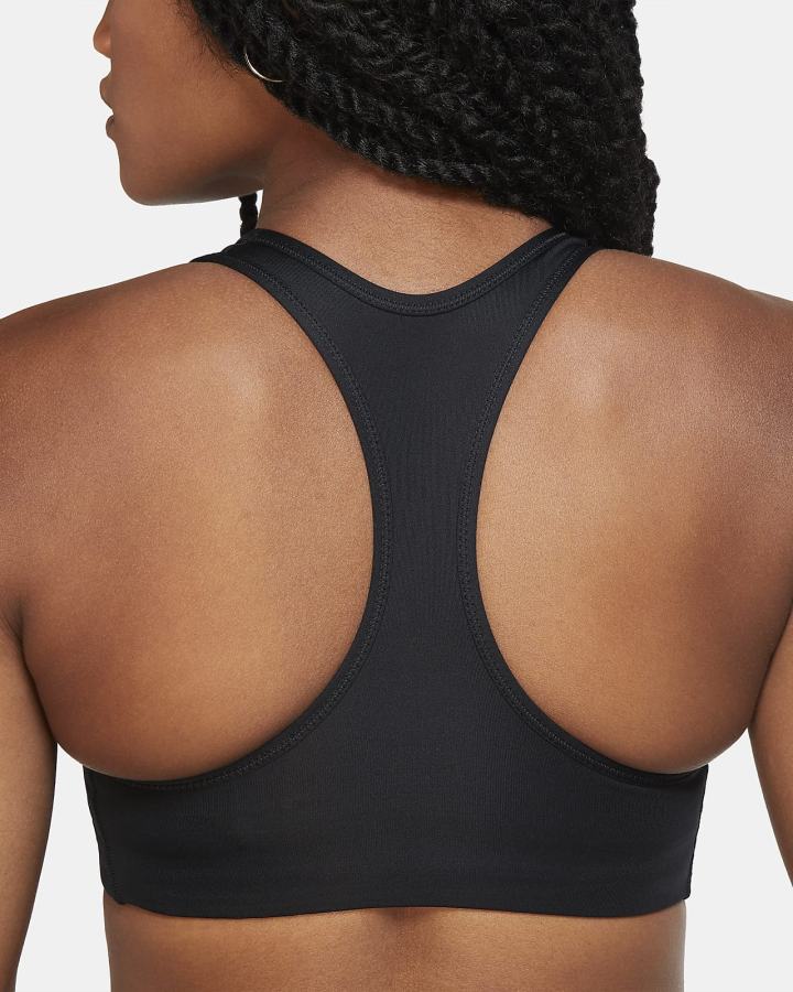 Sujetadores Deportivos Nike Jordan Jumpman Medium-Support 1-Piece Pad Mujer Negras Blancas | WHZDL-3647