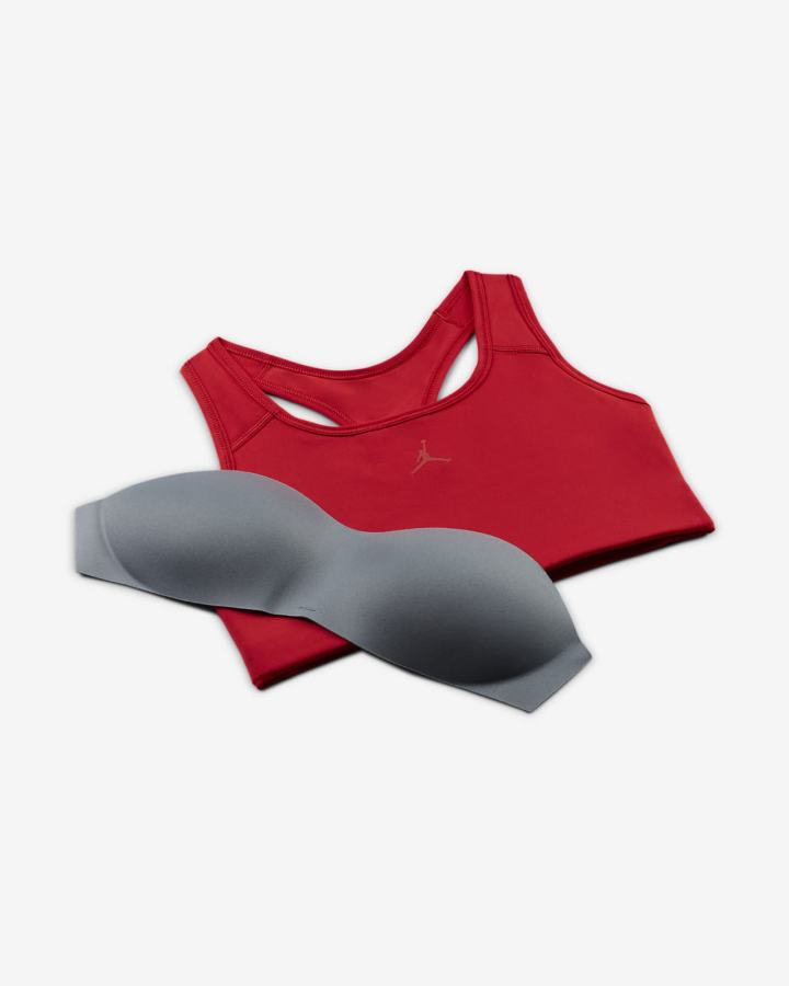 Sujetadores Deportivos Nike Jordan Jumpman Medium-Support 1-Piece Pad Mujer Rojas | YNBGE-5701
