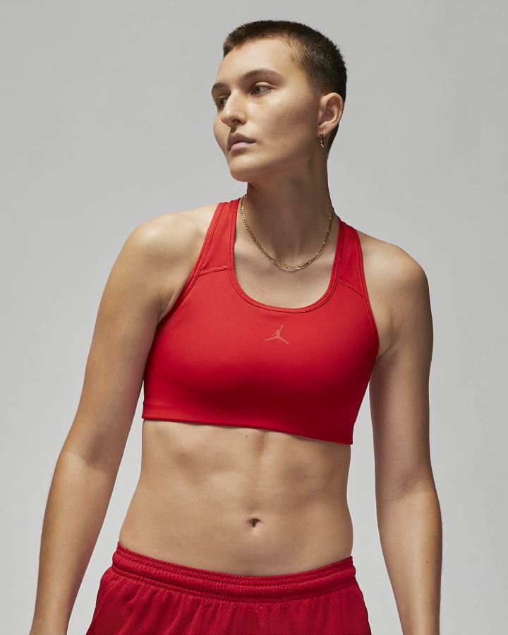 Sujetadores Deportivos Nike Jordan Jumpman Medium-Support 1-Piece Pad Mujer Rojas | YNBGE-5701