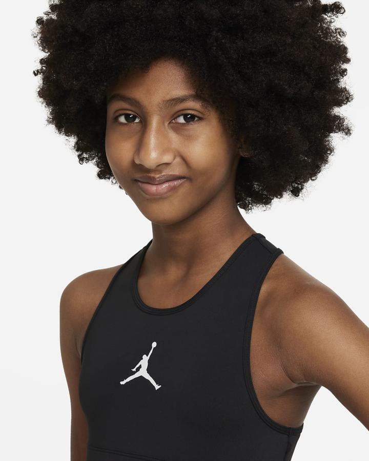 Sujetadores Deportivos Nike Jordan Kids Niña Negras | GRYED-2413