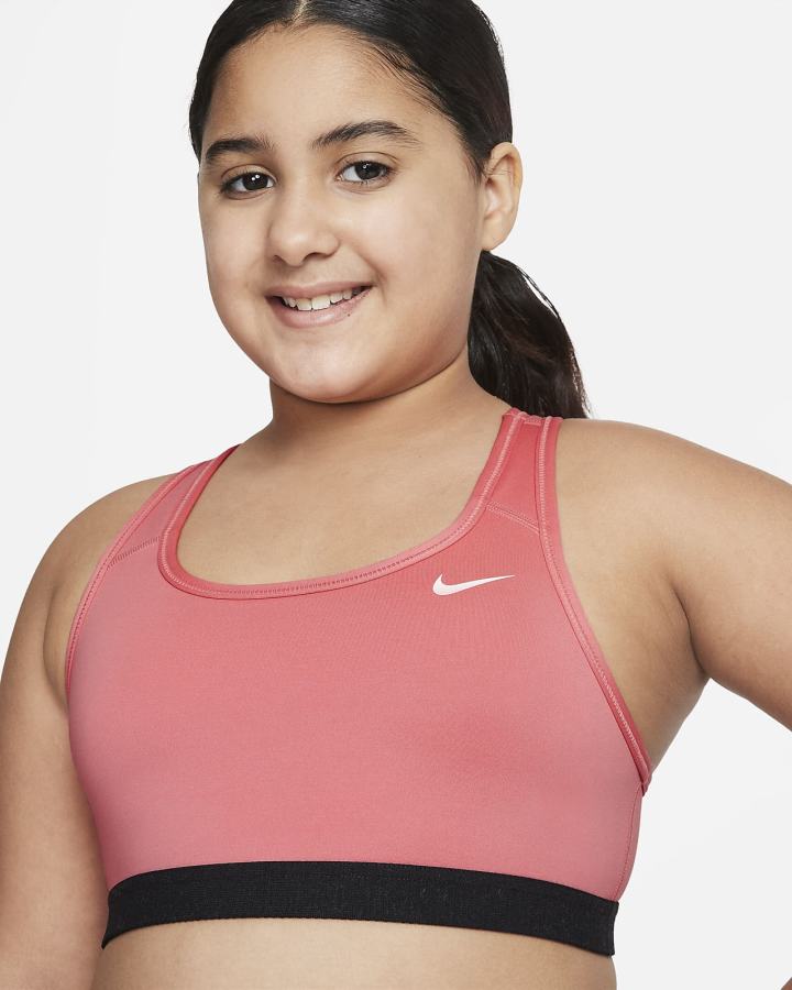 Sujetadores Deportivos Nike Swoosh Kids Niña Rosas Azules Blancas | AQZFG-6250