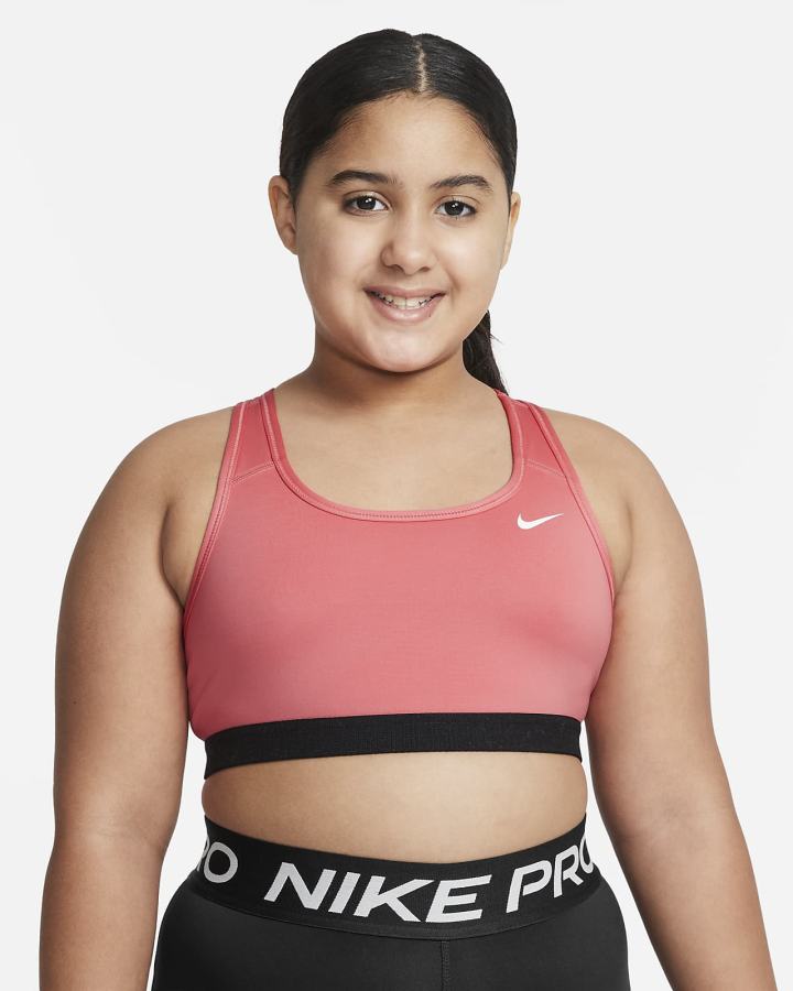 Sujetadores Deportivos Nike Swoosh Kids Niña Rosas Azules Blancas | AQZFG-6250