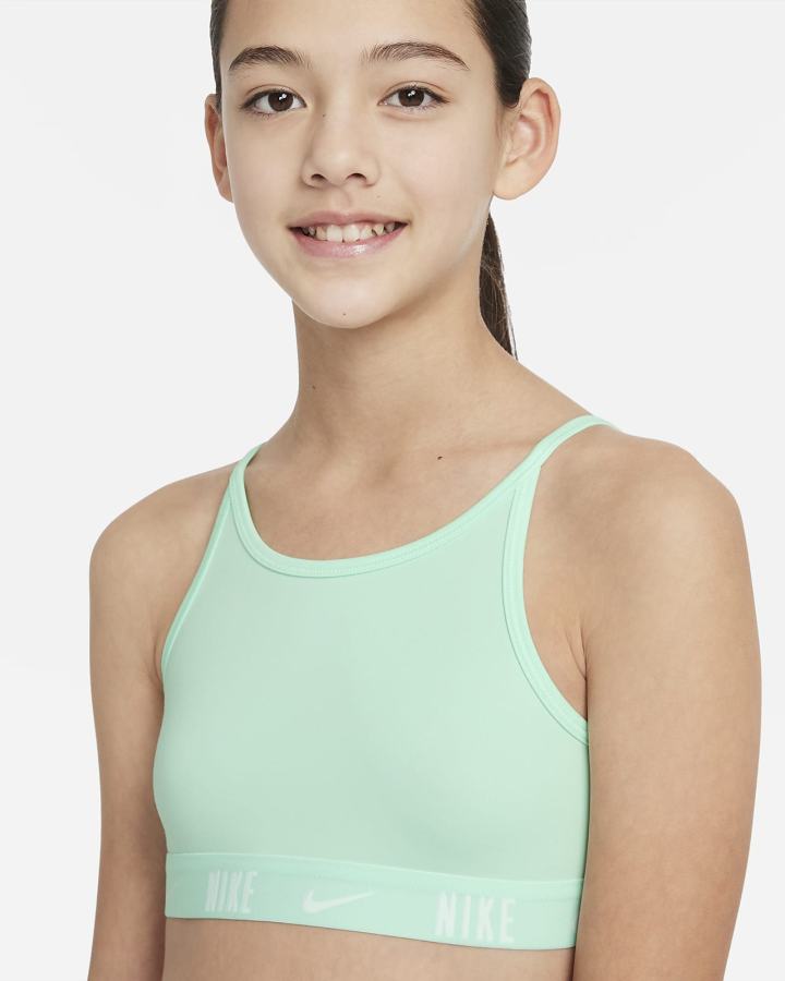 Sujetadores Deportivos Nike Trophy Kids Niña Verde Menta Blancas | VSQXO-8109
