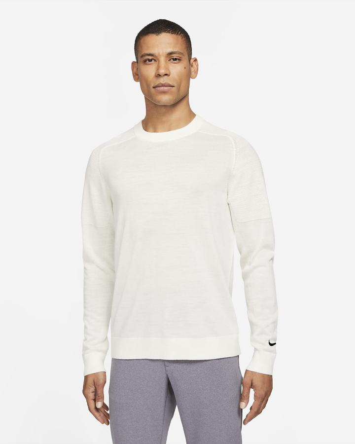 Suéteres Nike Tiger Woods Knit Golf Hombre Blancas Negras | KPSWN-9803