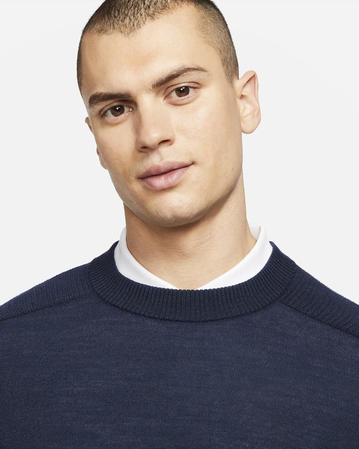 Suéteres Nike Tiger Woods Knit Golf Hombre Obsidian Negras | XAMJR-5823