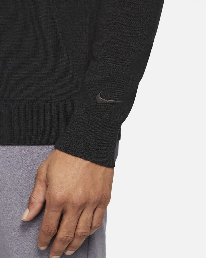 Suéteres Nike Tiger Woods Knit Golf Hombre Negras | YFVIU-0315